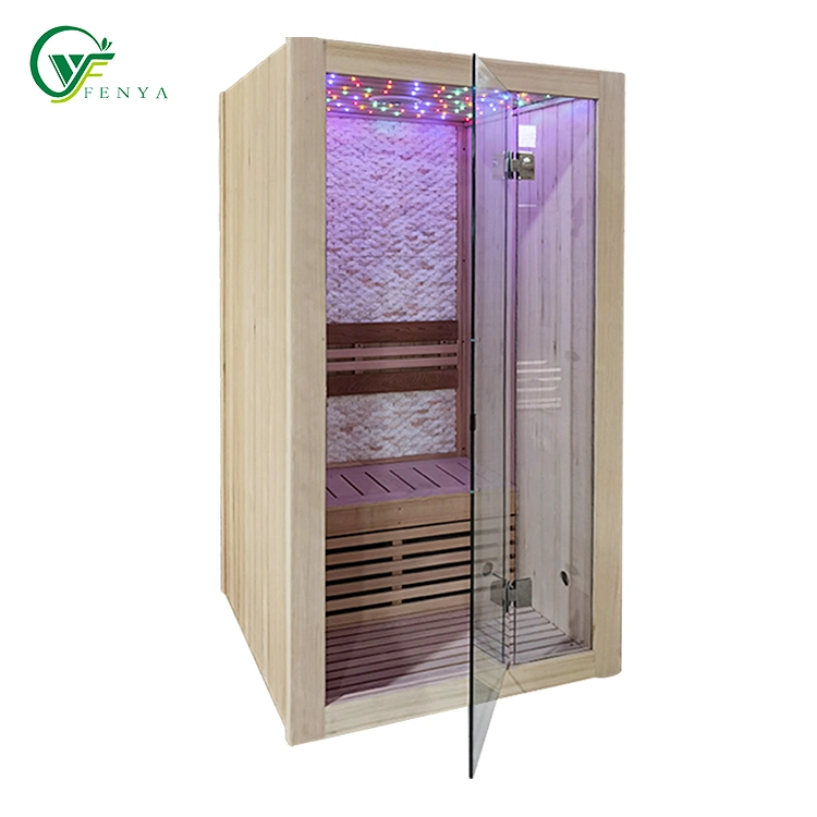 Sauna 2-3 Pessoas barato melhor Infravermelho Distante Barato Cedro Seca Sauna Dropshipping de fábrica