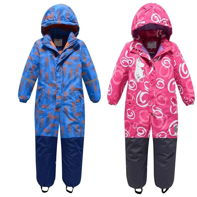 Kids One Piece Ski Suit Warm Ski Set