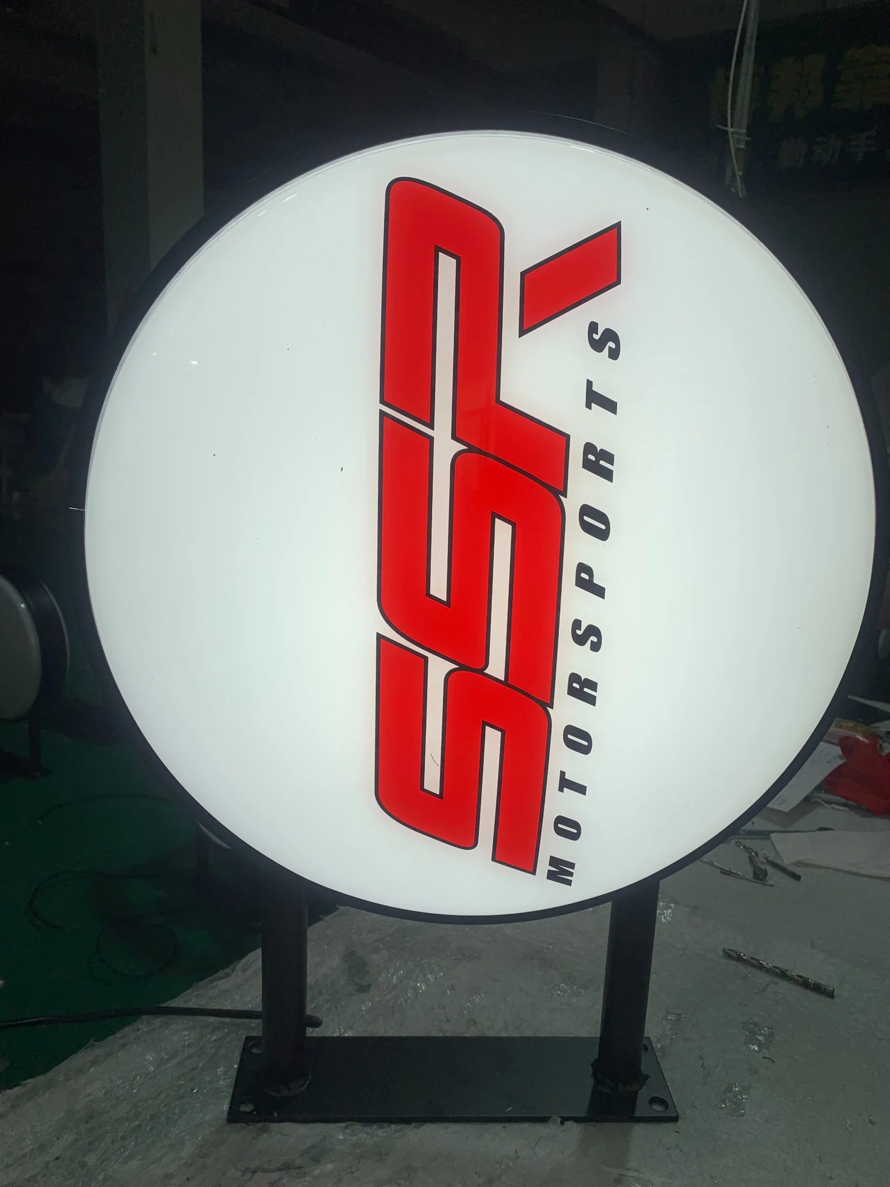 Custom Outdoor Advertising Acrylic Hotel LED Light Box