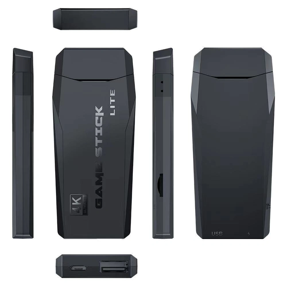 M8 Upgrade-Version Retro Tragbarer drahtloser Mini-USB-Stick 64G 10000 Spiele 4K Game Stick TV Video Game Console