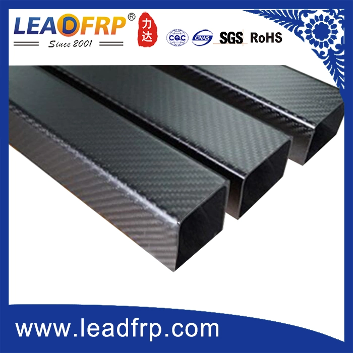 Braided Carbon Fiber Rectangular Tube