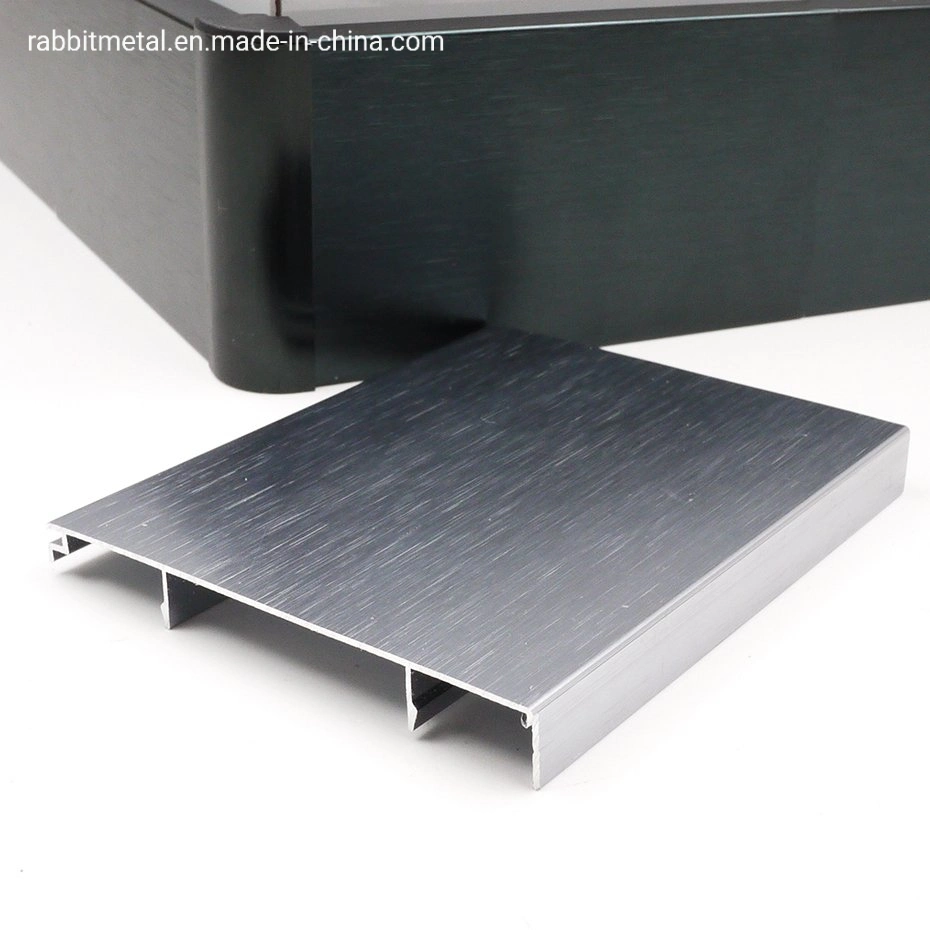 Aluminium Cabinet Profile Aluminium Section Profile for Kitchen Cabinet Glass Doors Handle with Diffuser