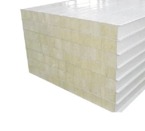 Low Price Waterproof Decorative Wall/Roof Surface Rock Wool Sandwich Board/Polyurethane Board