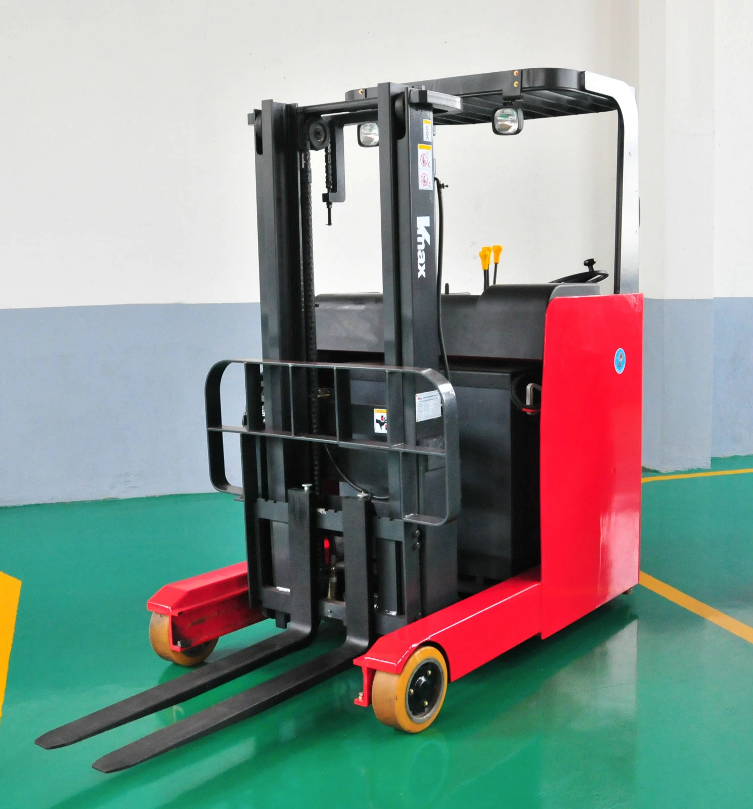 1 Tons Lifting 6000mm Electric Reach Truck (seated on full AC power)