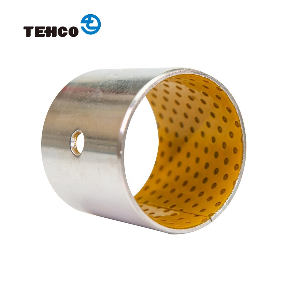 Oilless Self Lubrication DX SF-2 P20 Steel Base Sintered Bronze Layer POM Coating Bushing For Car