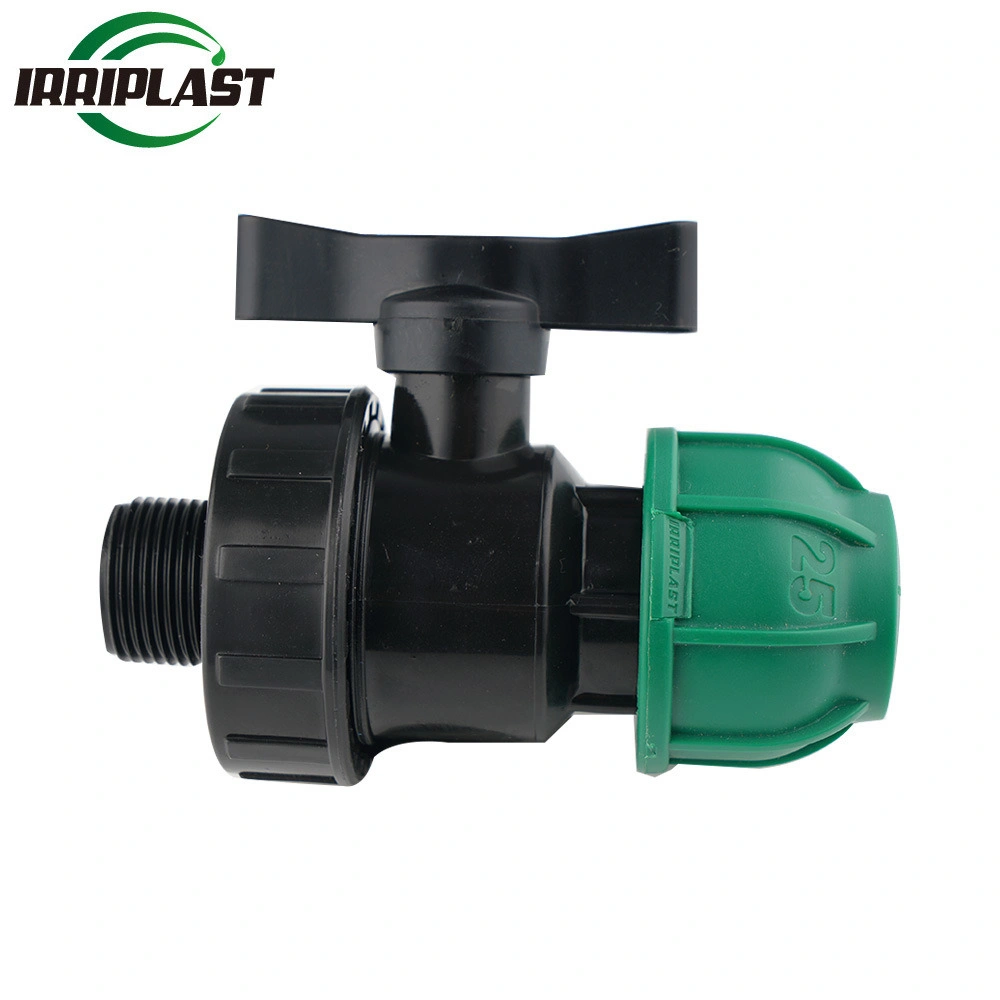 20*1/2-63*2 CE/ISO9001 Irrigation Valves HDPE Ball Valve for Water Conveyance