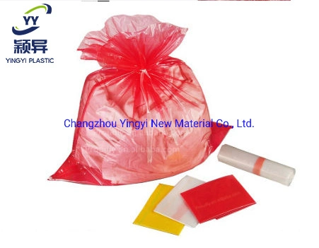 Anti-Infection Medical Disposal Disposable Clear Laundry Bag Price with Customized Color