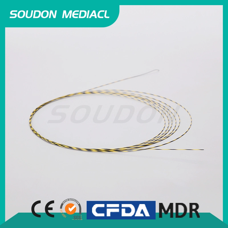 Disposable Medical Guidewire Nitinol Guide Wire for Urology or Endoscopy Hydrophilic Guidewire Straight and Angle Head Available with CE ISO Cfda