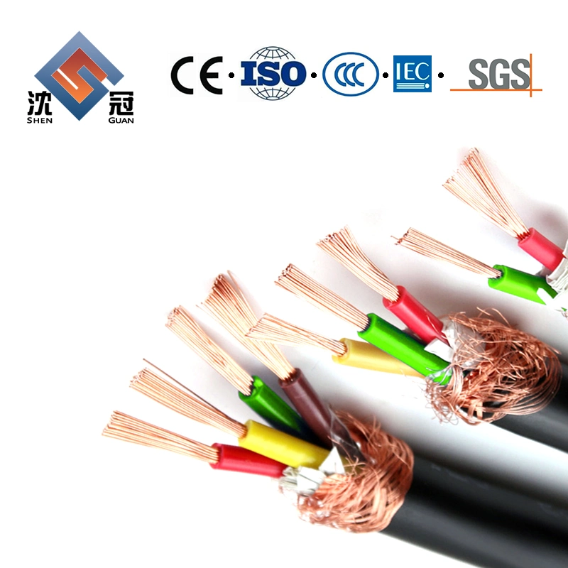 Shenguan AC Cable Insulated PVC Sheath Jacket XLPE Copper Aluminum Electric Wire Power Cable with ISO Certification FTTH Buried Optical Cable Wire GYTA