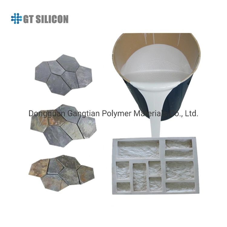 RTV-2 LSR Liquid Silicone Rubber Tin Cure Silicone for Moldmaking of Veneer Stone