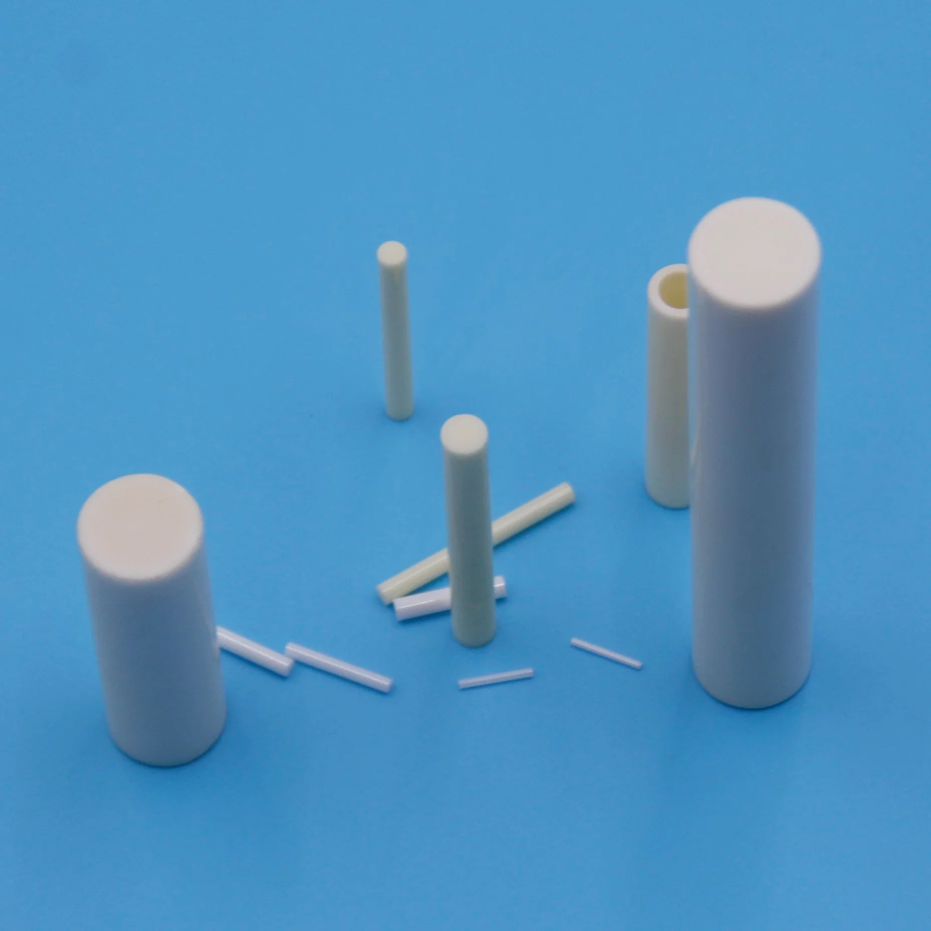 Ceramic Refractory 99% 99.5% 99.8% Al2O3 Coil Winding Ceramic Tube Ceramic Rod