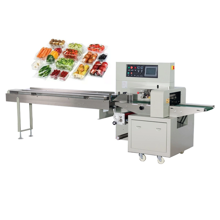 Multi-Function Fruit Vegetable Carrot Pouch Flow Plastic Bag Pillow Packing Packaging Machine