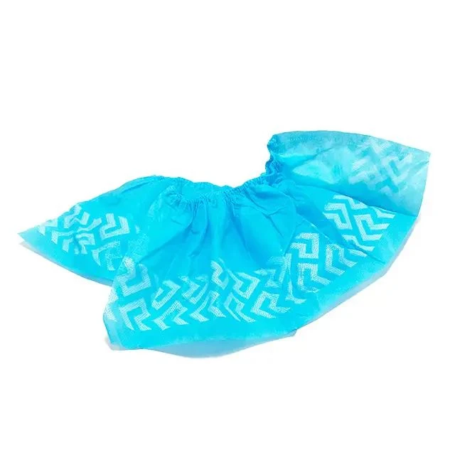 High quality/High cost performance Non-Woven Non-Slip Handmade Blue Disposable Non-Slip Shoe Cover