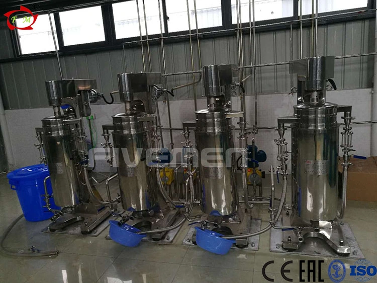 High Speed Tubular Centrifuge Machine Plant for Animal Blood Plasma