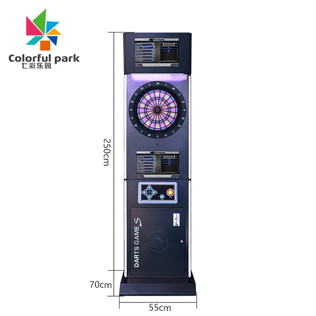 Heißer Verkauf Münze Betrieben Indoor Sport Amusement Arcade Electronic Dart Board Maschine mit Pfeil