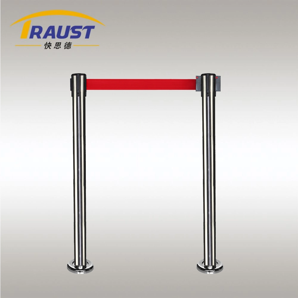 Traust Line Crowd Control Queuing Retractable Belt Posts Barrier Stanchion