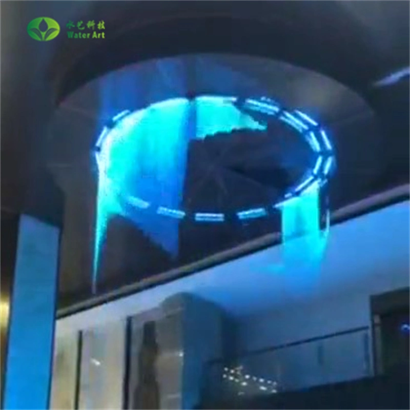 High quality/High cost performance  Digital Water Curtain Indoor Round Decorative Water Fountain Wall