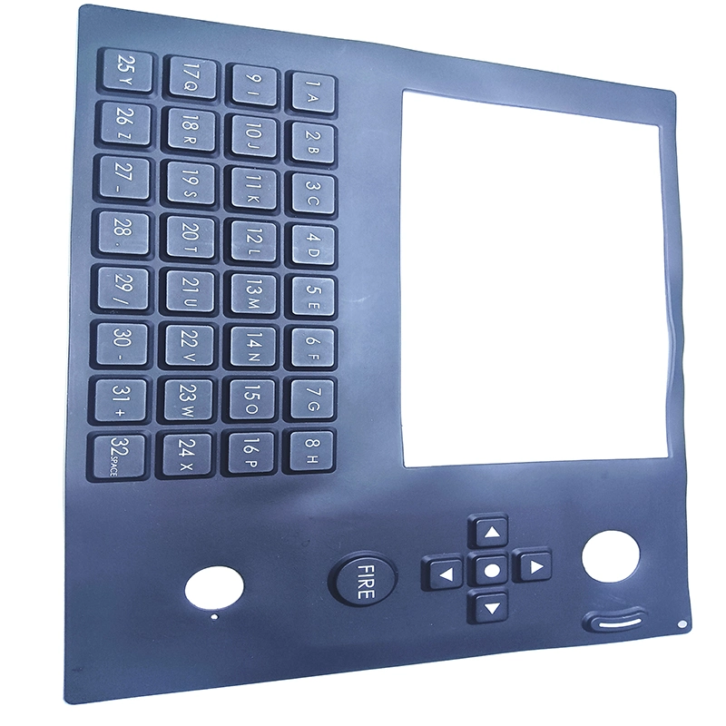 Custom Prototype Array Overlay Access Control Membrane Numeric Switch Silicone Keypad