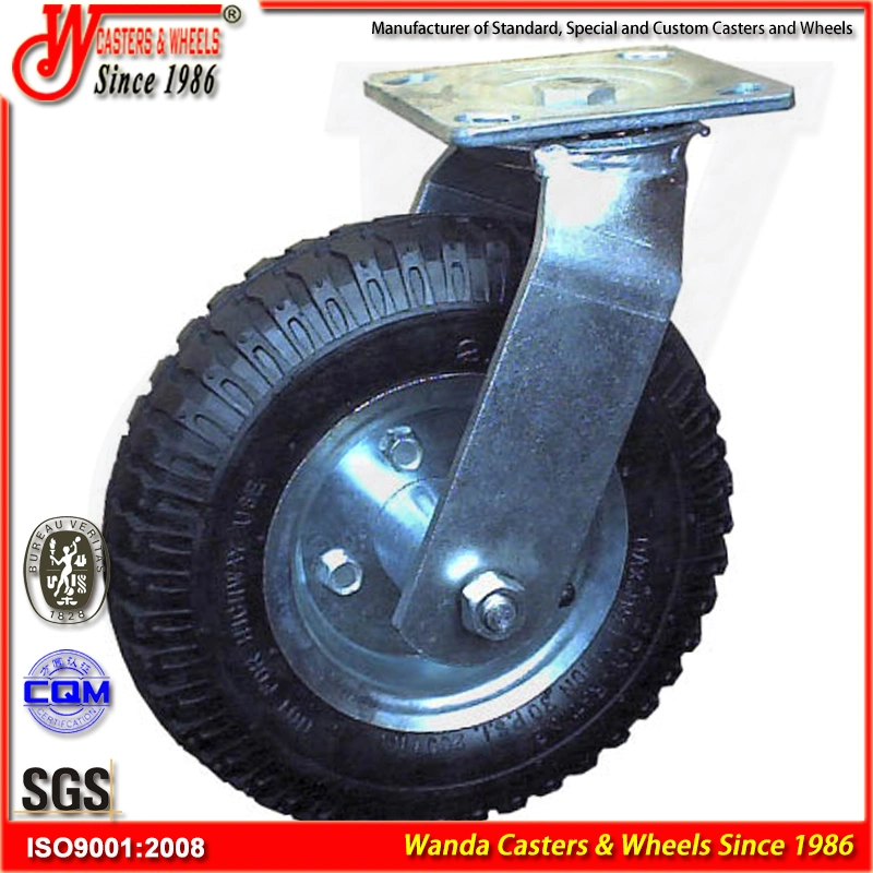 Heavy Duty Pneumatic Rubber Tyre Air Wheel