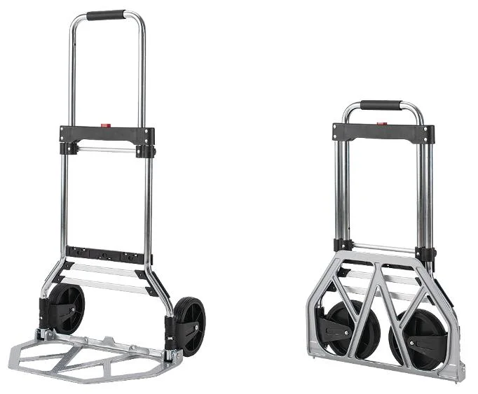 Foldable Chrome-Plated Steel Hand Trolley (HT022DXD)