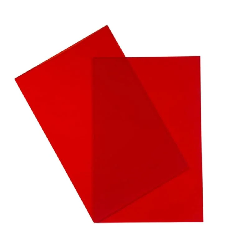 Red Clear Plastic Sheet Color ABS Plastic Sheet,Red Acrylic Sheet ABS Materials Plexiglass Sheet with Protective Paper for Handcrafts Signs Photography Painting