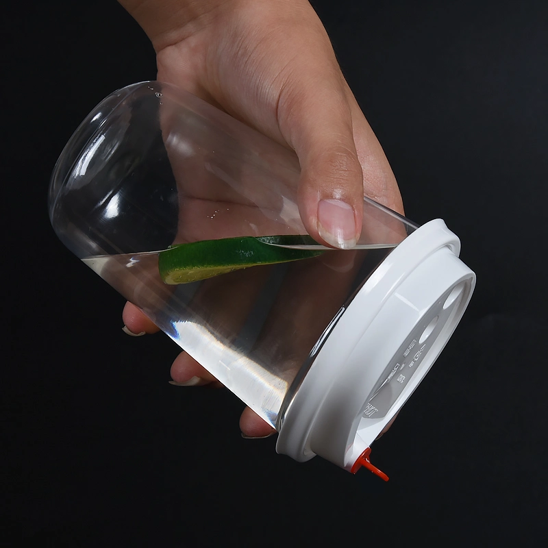 شاي فقاعي بلاستيكي قابل للتحلل البيولوجي قابل للتحلل بشكل مخصص على شكل U كأس PP لكرة القدم للحيوانات الأليفة