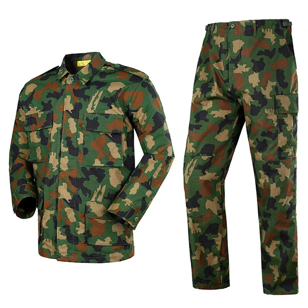 Traje de combate de estilo militar de camuflaje BDU Juego uniforme de caza deportiva