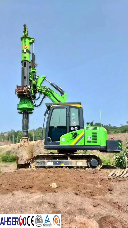 China Small Ground Hole Drilling Machine Kr50 Screw Pile Driver