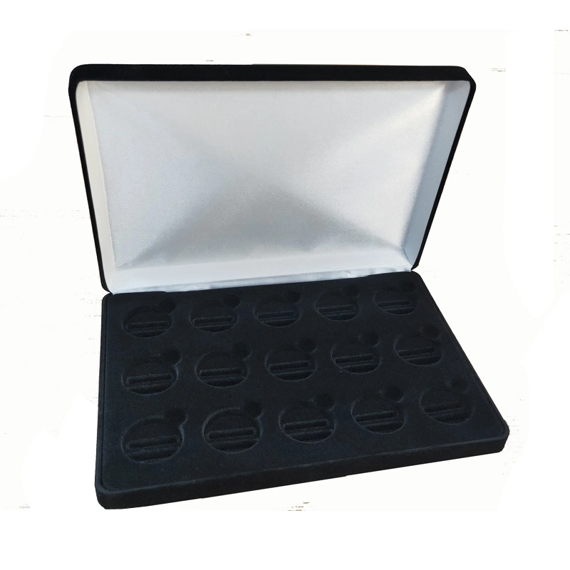 Best Price Black Big Velvet Box for Coins