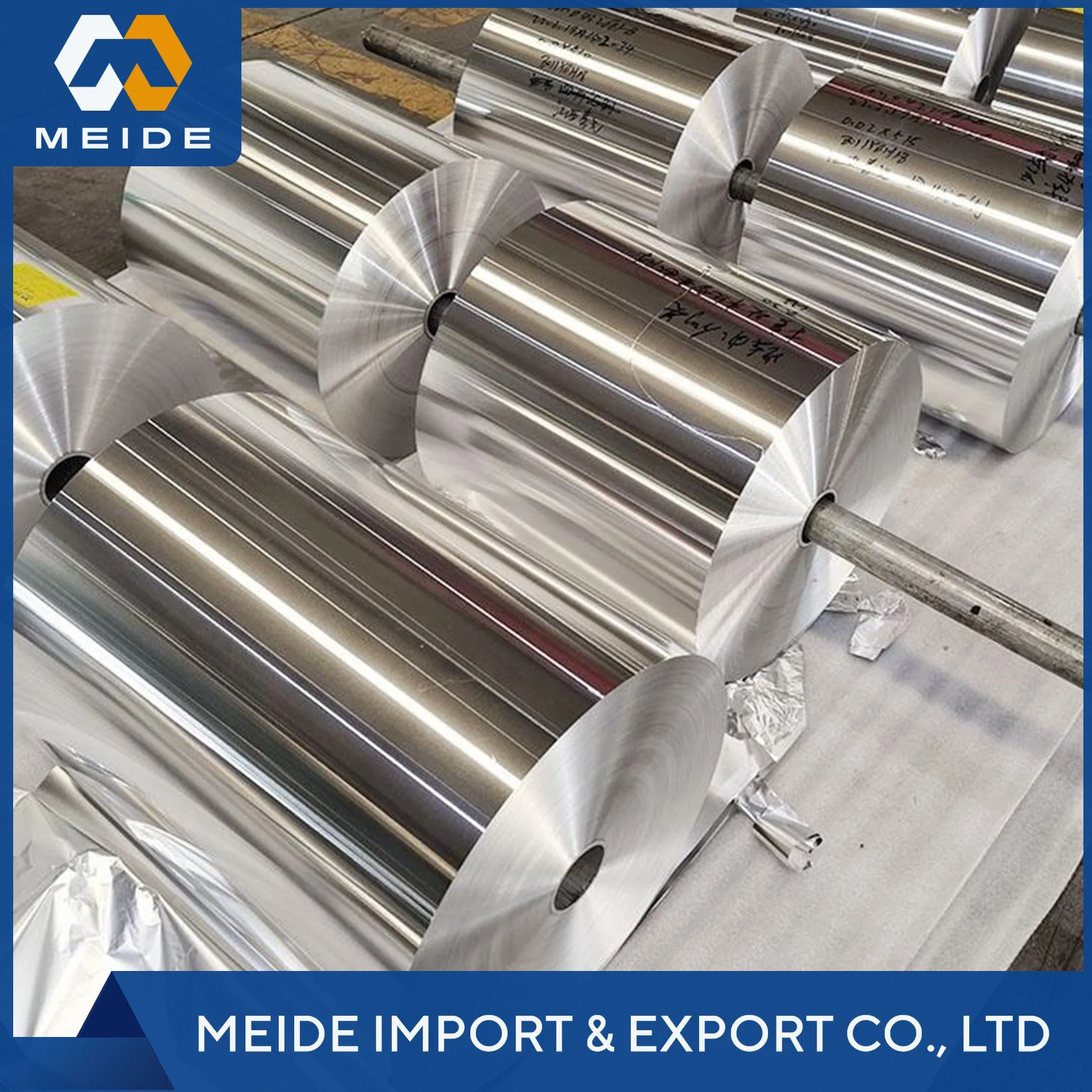 Manufacturer Direct Alloy Aluminium Tape A92011 A92014 A92017 A92024 A92618 A3003 A4032 A5052 A5038 Logo/Nameplate/Bag with Aluminium Roll