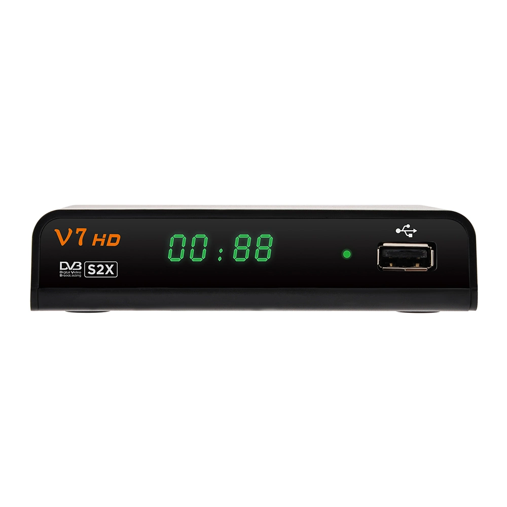 Receptor digital por satélite decodificador DVB HD Gtmedia V7 Top Caja