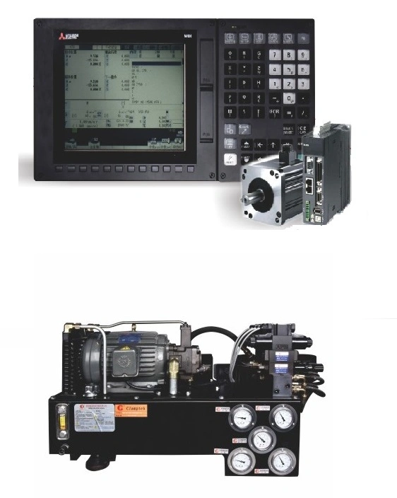 QLM-508C Fuso Dupla +Y rodando CNC e moagem Turret-Type processo Lathe-Metal