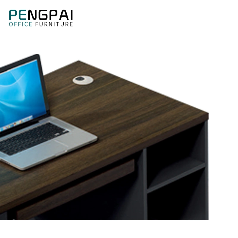 Pengpai Hot Selling Custom Color Walnut Wooden Table Computer Home Office Desk