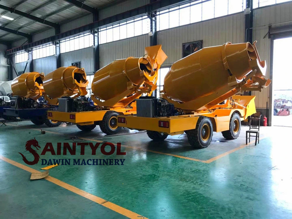 1.6m3 Mini Self Loading Concrete Mixer Truck with 4 Wheel Drive