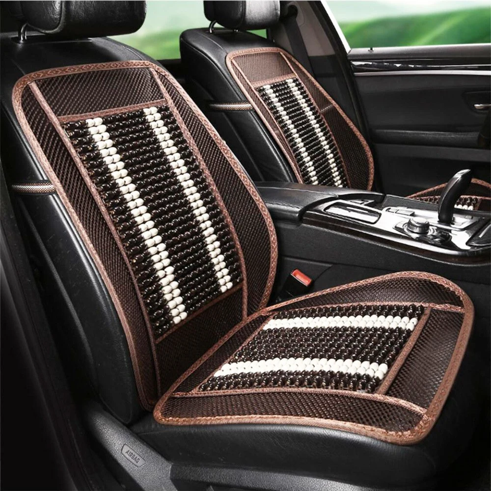 Cheapest Car Parts Massage Breathable Cool Waterproof Color Car Wooden Seat Cushion Cover