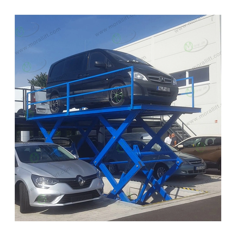 Garage equipment scissor car lift