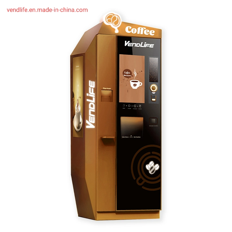 آلة بيع القهوة شاشة اللمس آلة البيع الآلية في الهواء الطلق ماكينات بيع القهوة التجارية من قهوة ماكينا إكسبنسدورا