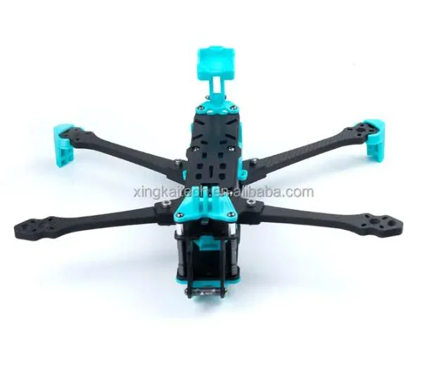 Miniduplo de longo alcance fixo com as melhores promoções de 7 polegadas Kit de estrutura de drones para Crianças suportes de deslocação de estrutura de drones Mini-atravessamento Estrutura de drones