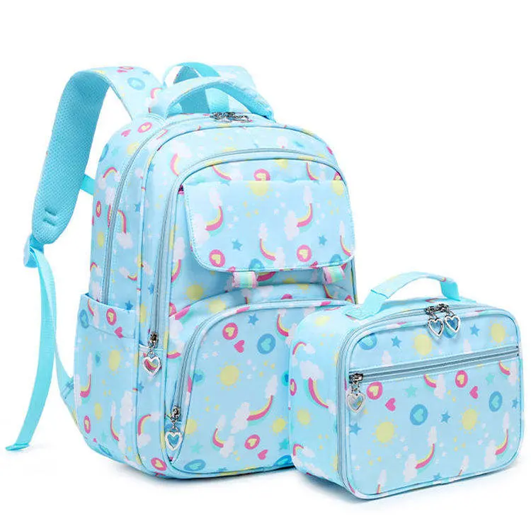 Leisure 3pcs Set Mochila Moda impresión Diseño Bolsa Escuela estudiante Establecer bolsas de libros deportivos