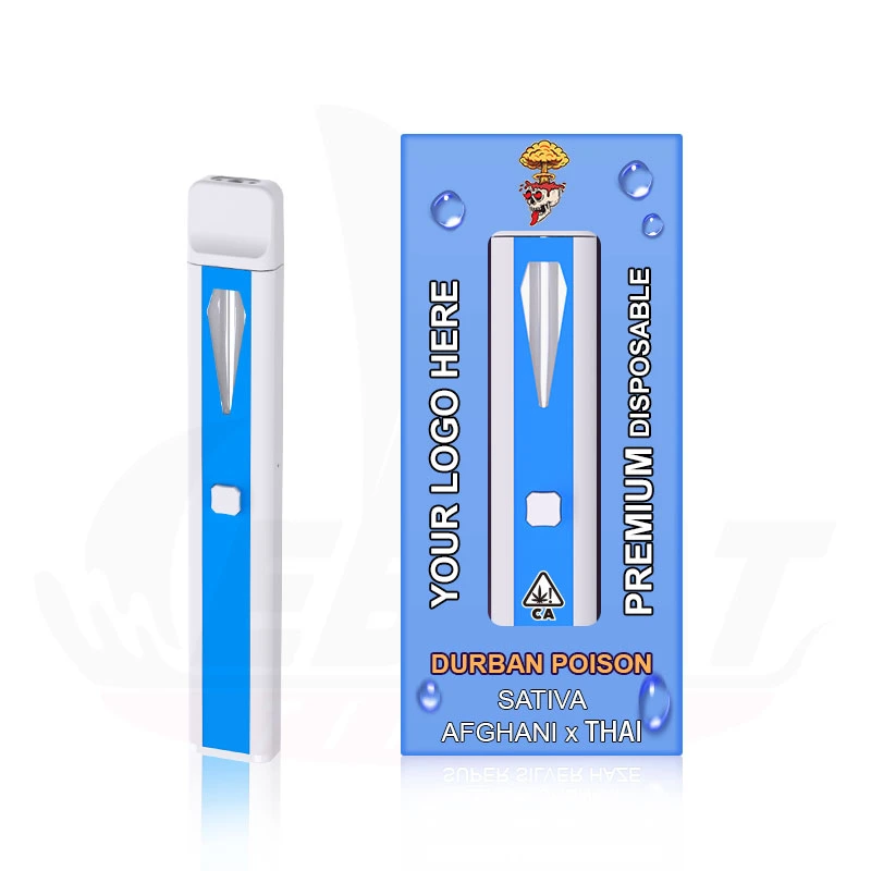 1 ml d'huile Cartouche vide L'atomizer vaporisateur Vape stylo jetable de gros bouton E cigarette avec