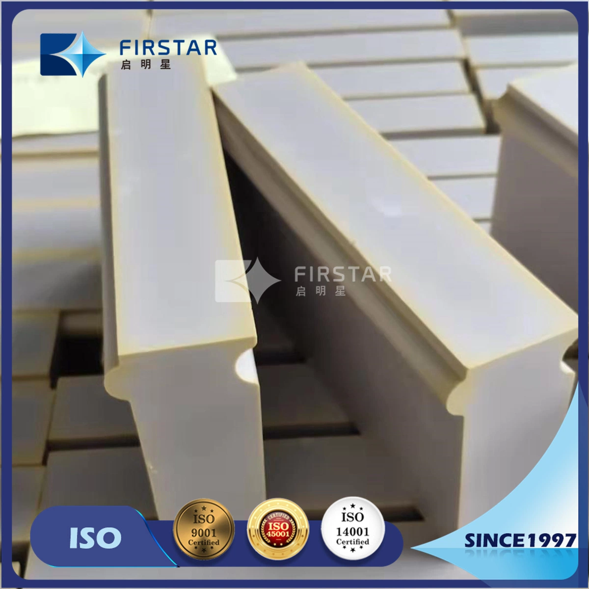 Density 6.0g/cm3 Zirconia Tiles and Zirconia Bricks for Ball Mill Liner