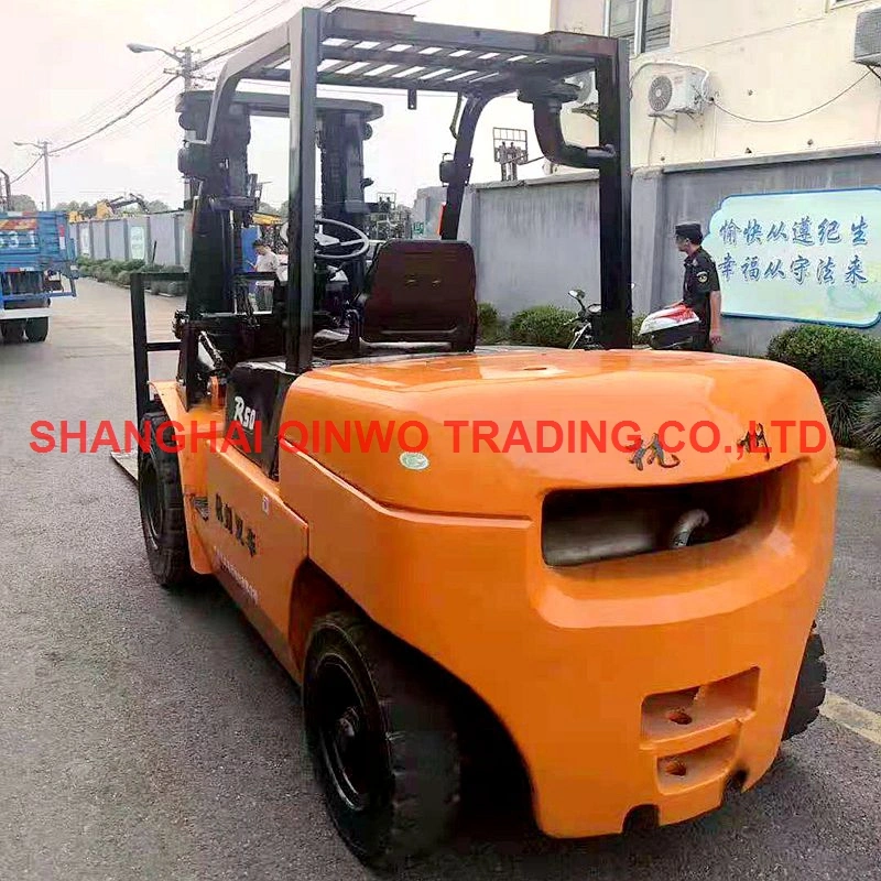 Secondhand Hangzhou Hangcha 5ton Diesel Forklift Truck R50