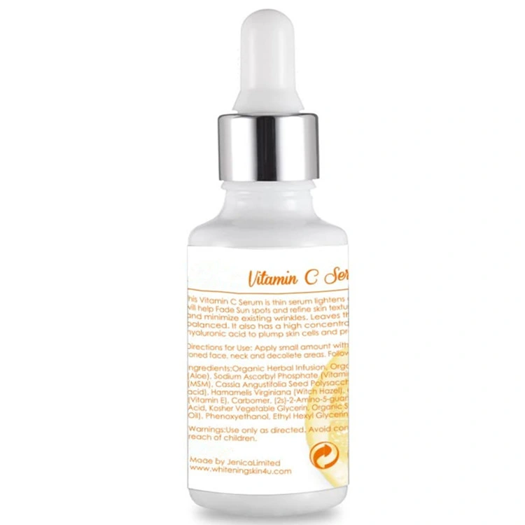 Organic Vitamin C Serum Repair Sun Damage Fade Age Spots Dark Circles Serum