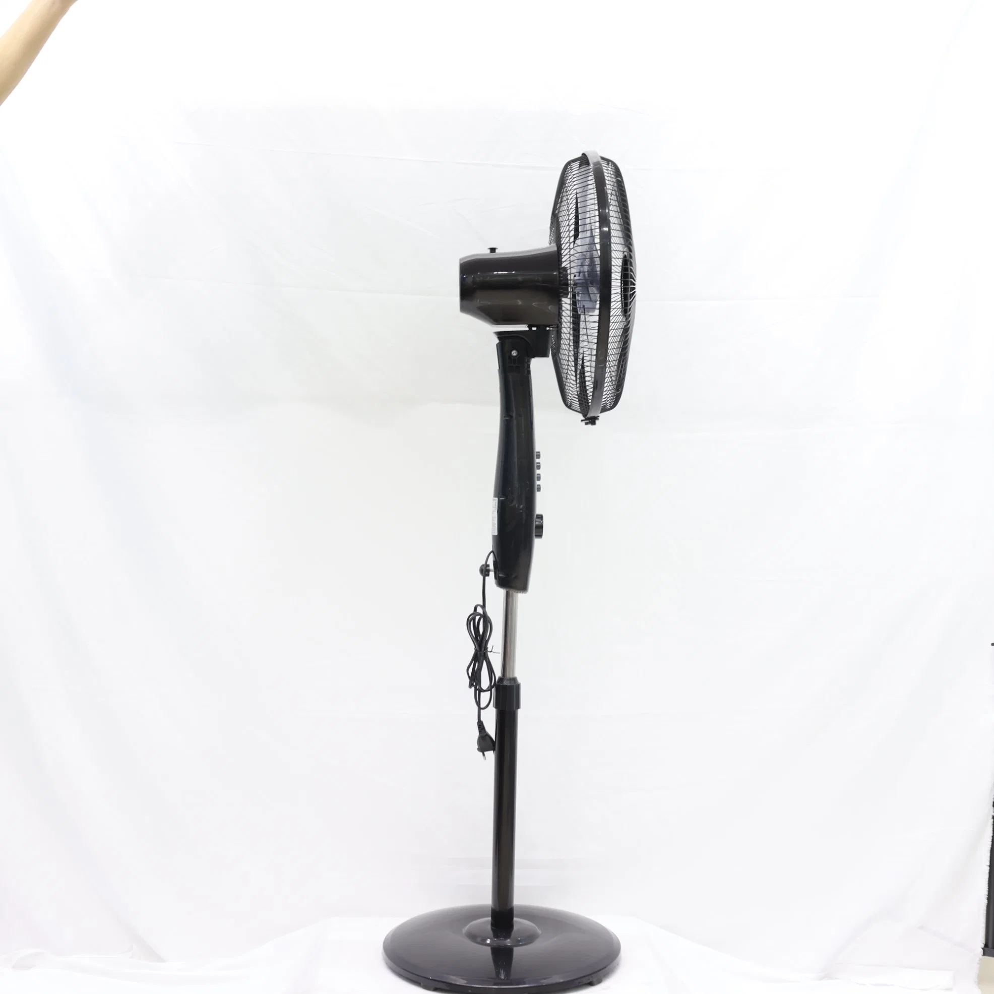 Full Black Color Stand Circulation Electric Fan