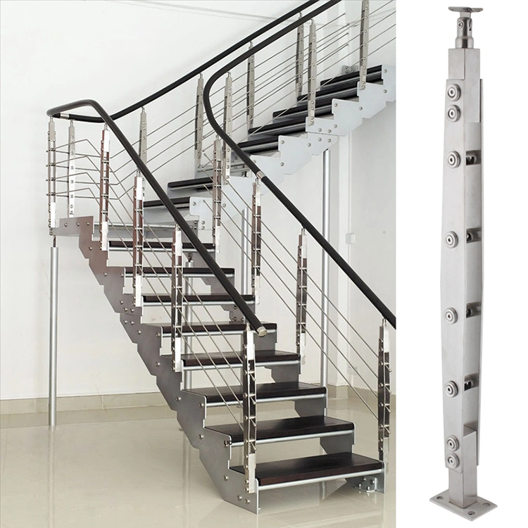 Marine Fittings Metal Outdoor Wrought Iron Stair Railing Balustrades Handrails