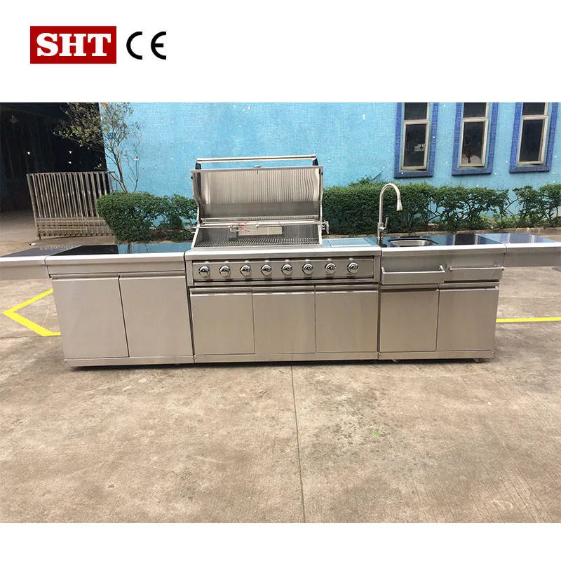 High quality/High cost performance  Barbeque BBQ Island Gas Grill Kitchen Outdoor