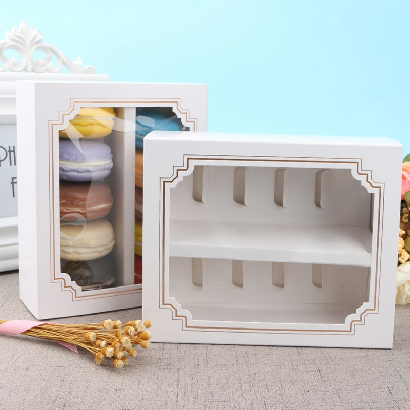 Großhandel/Lieferant Macaron Box Kunststoff Verpackung Macaron mit niedrigem MOQ