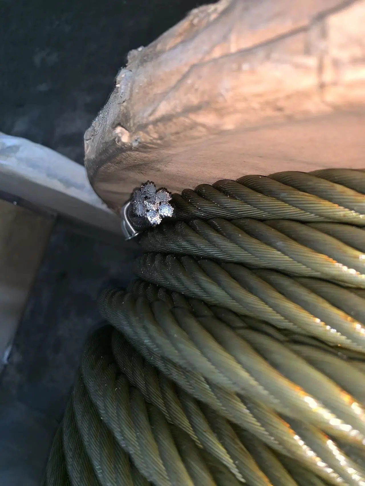 7X37 Steel Wire Rope Electro Galvanized & Ungalvanized Steel Core Shipping Use