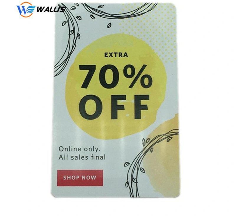 Custom Logo Preprinted VIP PVC Discount Shopping RFID Gift Blank Card