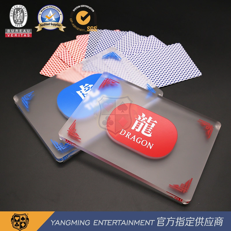 Standard Color Card Red and Blue Printed Acrylic Matte Longhuzhuang Free Board Can Be Customized Ym-Sb02